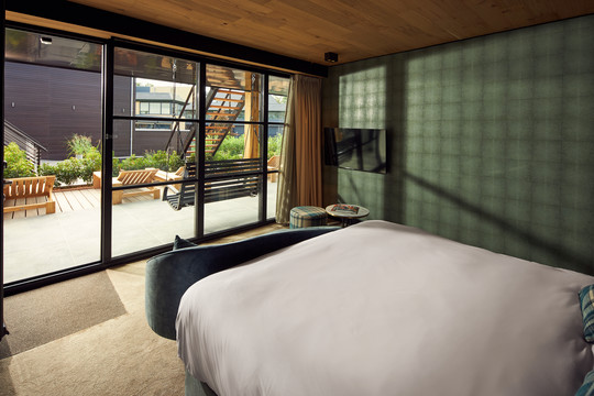 chambre de luxe avec bain à remous