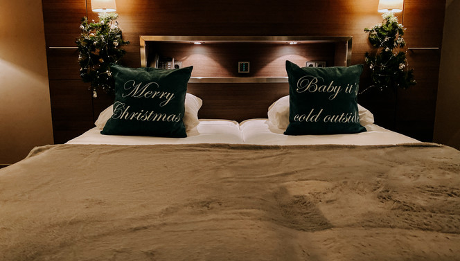 themed christmas room