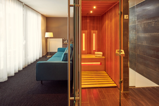 Superior kamer infraroodkabine met balkon